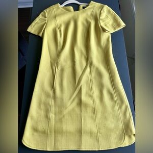 Tahari Arthur S Levine women’s chic yellow dress